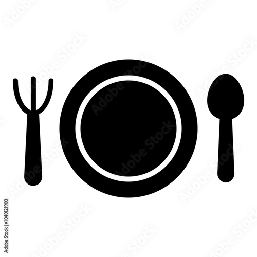 Plates, forks and spoons are tools used for eating