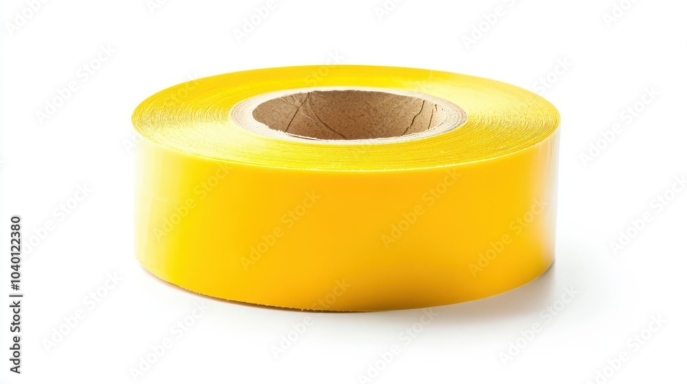 Bright Yellow Tape Roll for Various Uses Bright Yellow Tape Roll for Various Uses