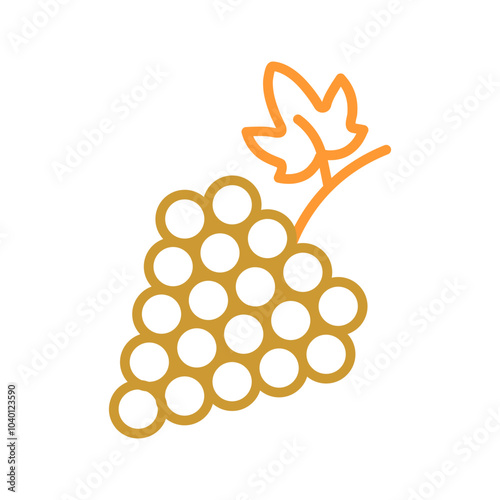 Grapes Vector Icon