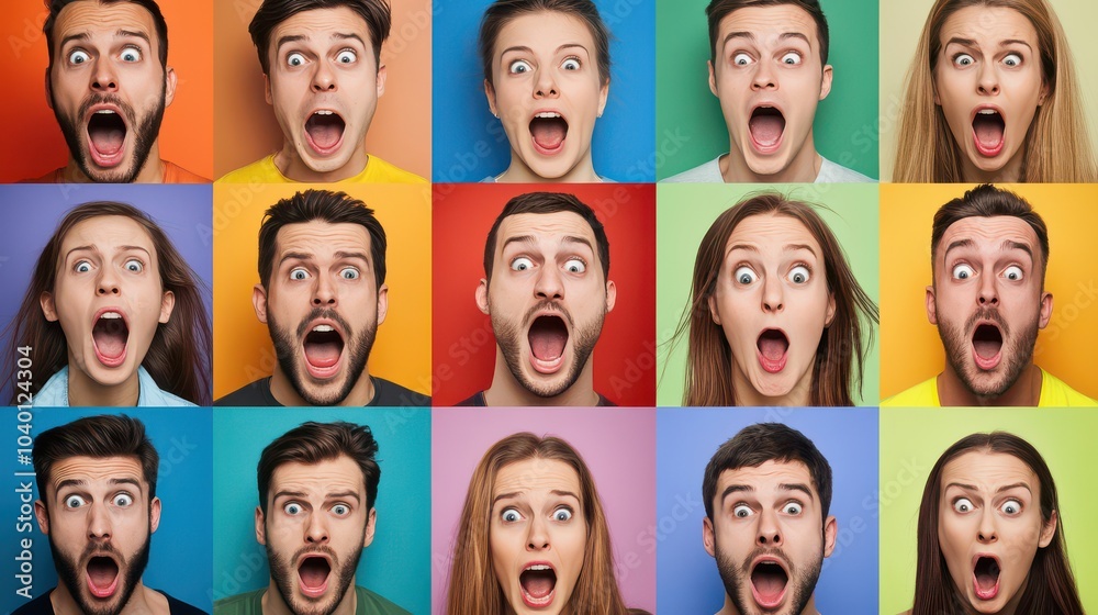 Expressions of Surprise: A Vibrant Collection Expressions of Surprise: A Vibrant Collection