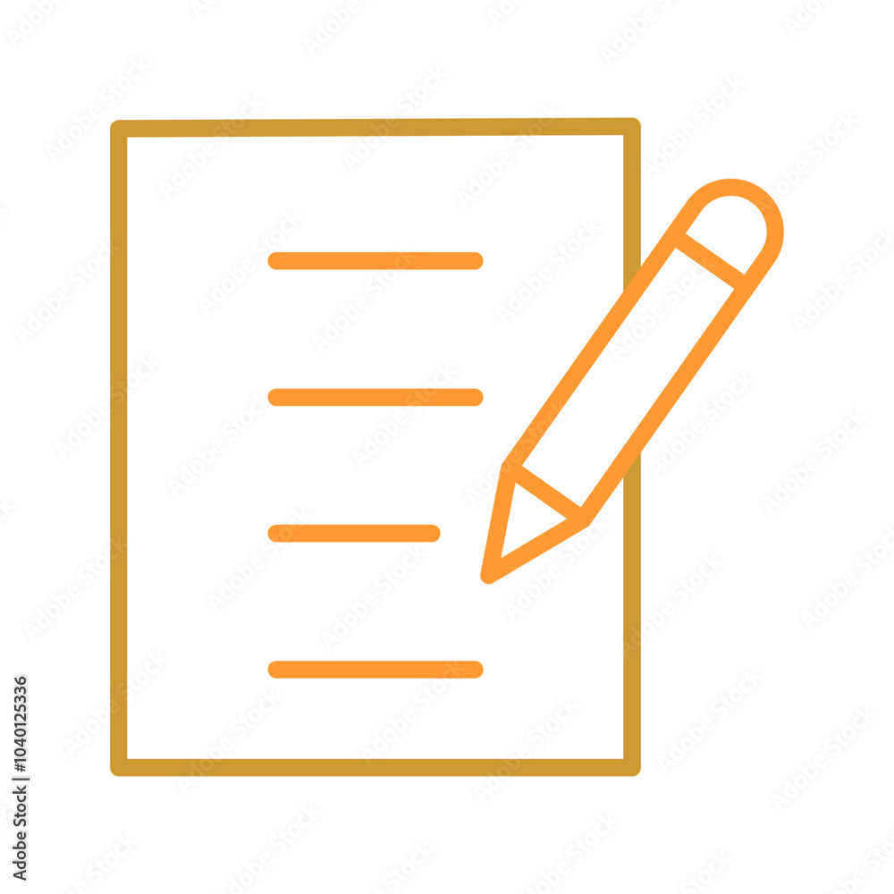 Personalized Note Vector Icon Personalized Note Vector Icon