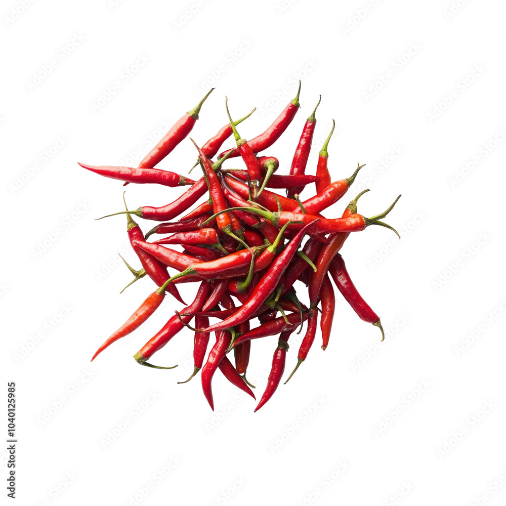 Fototapeta premium Red Chili Peppers Pile