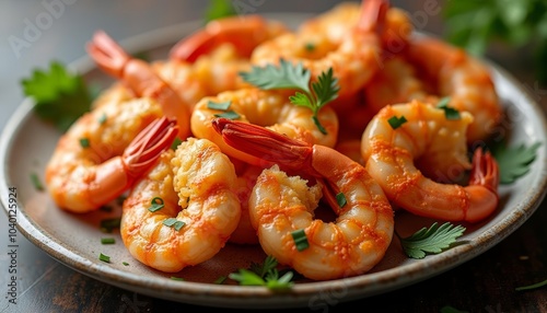  Deliciously seasoned shrimp ready to be savored