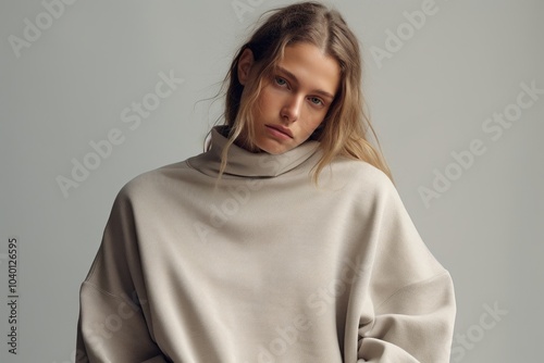 Sweatshirt portrait sweater fashion.