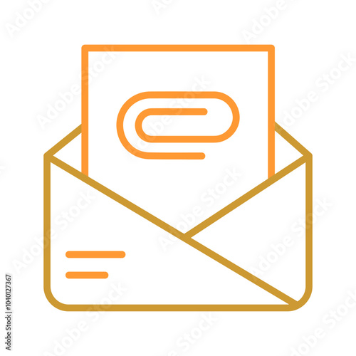 Attachment Clip Vector Icon
