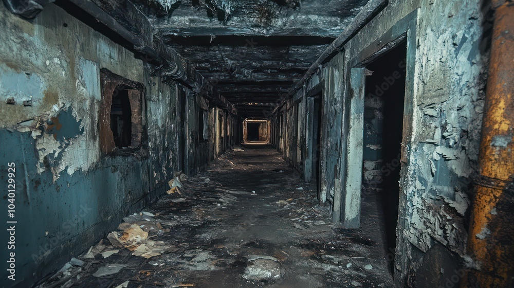 Urbex enthusiasts explore deep underground tunnels and forgotten urban infrastructure Urbex enthusiasts explore deep underground tunnels and forgotten urban infrastructure