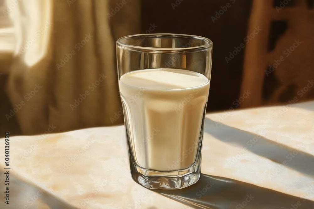 glass of milk by generative ai glass of milk by generative ai