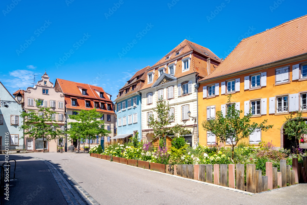 Obraz premium Altstadt, Schlettstadt, Frankreich