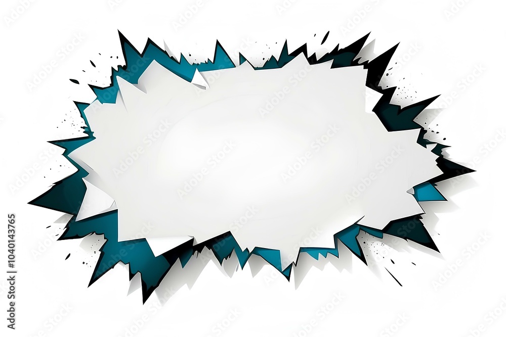 abstract explosive effect with sharp blue and black jagged edges on a white background, giving a sense of intensity and movement abstract explosive effect with sharp blue and black jagged edges on a white background, giving a sense of intensity and movement