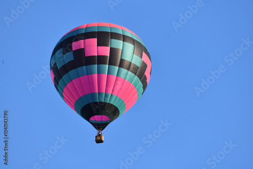 Hot Air Balloon Blue Sky Albuquerque