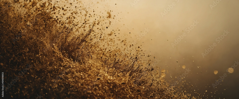 Obraz premium Vibrant Golden Abstract Background