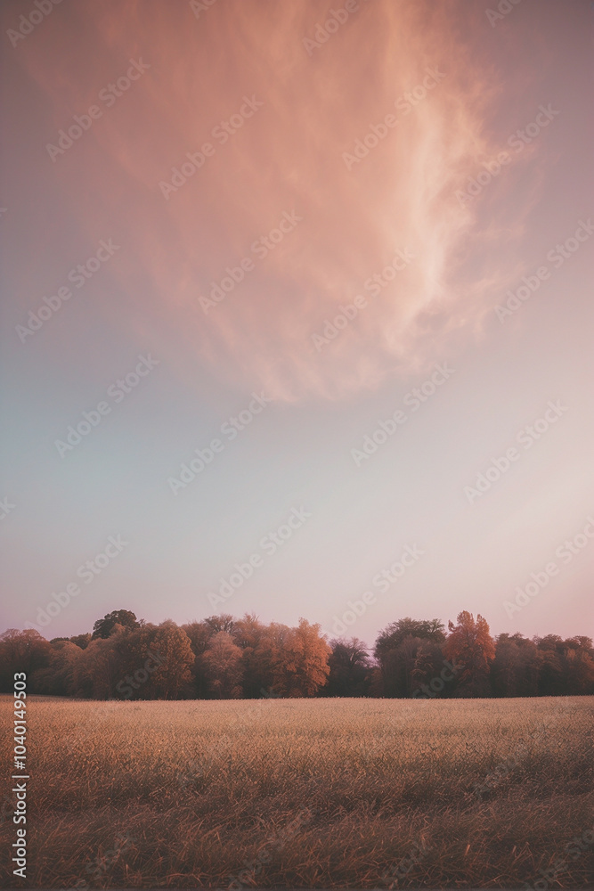 A field of grass with trees A field of grass with trees