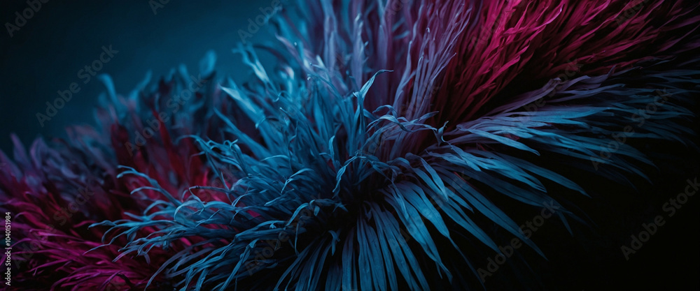 Obraz premium Abstract Red Magenta Black Blue Violet and Purple background. Panorama