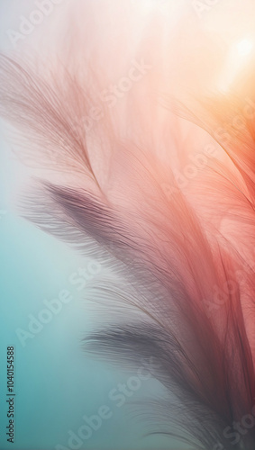 Pastel gradient background, copy space