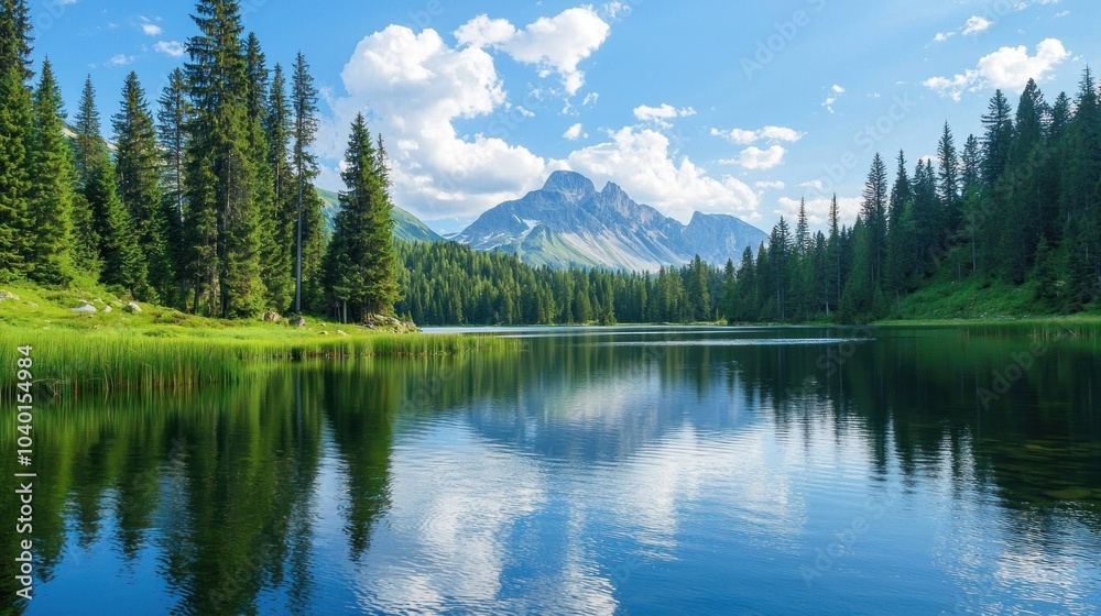Serene Mountain Lake Serene Mountain Lake