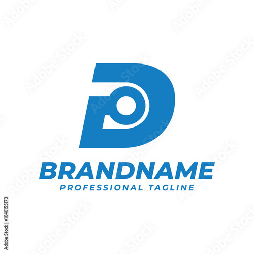 Letter D Technology logo, symbolizing innovation, progress, and cutting-edge technology