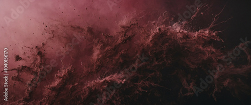 Elegant Red Banner for Christmas Themes