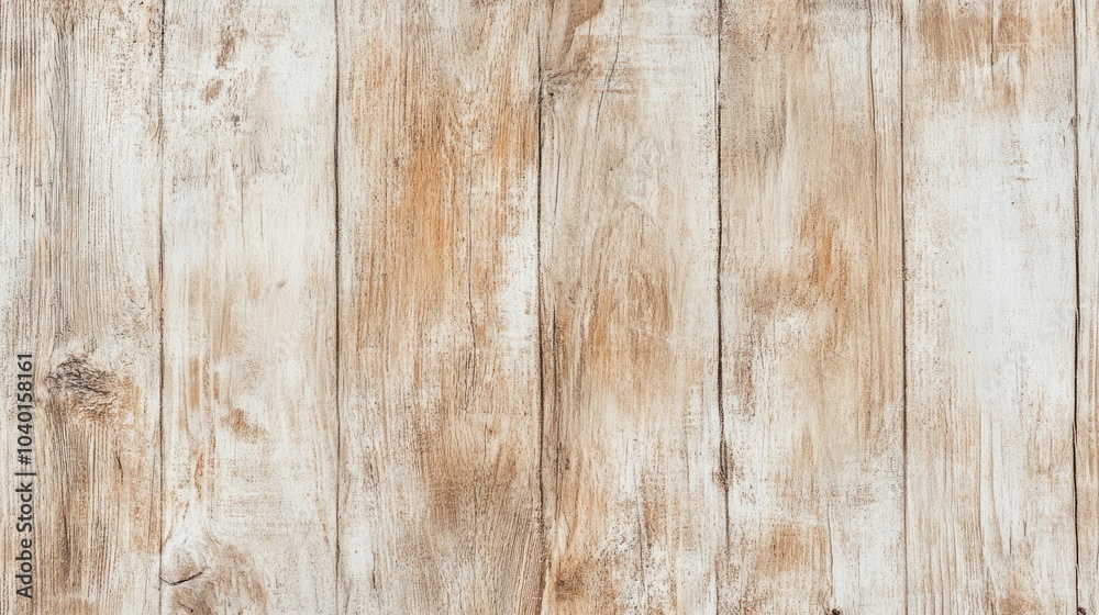Naklejka premium A close-up of a light wood texture background with visible grain patterns and natural imperfections, perfect for rustic design projects.
