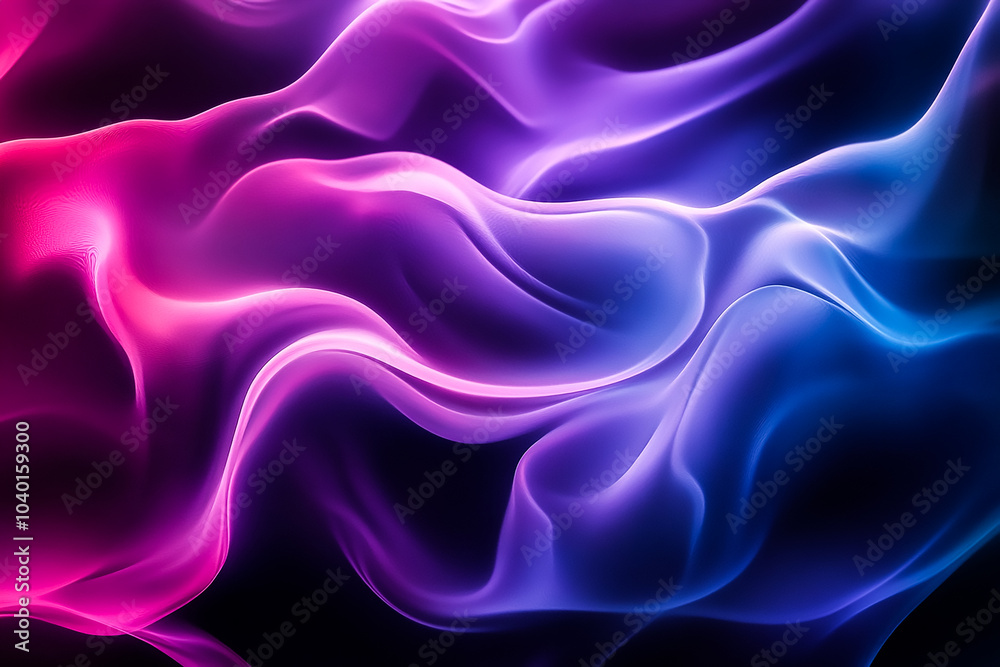 Fototapeta premium Abstract Background with Soft Flowing Curves, Perfect for Modern Design Presentations