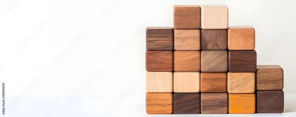 Balanced Wood Block Display - Nature-Inspired Design in Subtle Tones with Smooth Edges for Contemporary Home Decor and Eco-Friendly Aesthetics Balanced Wood Block Display - Nature-Inspired Design in Subtle Tones with Smooth Edges for Contemporary Home Decor and Eco-Friendly Aesthetics