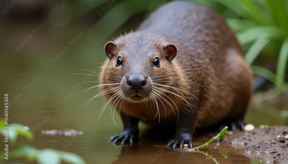 Obraz premium Wild creature in its natural habitat
