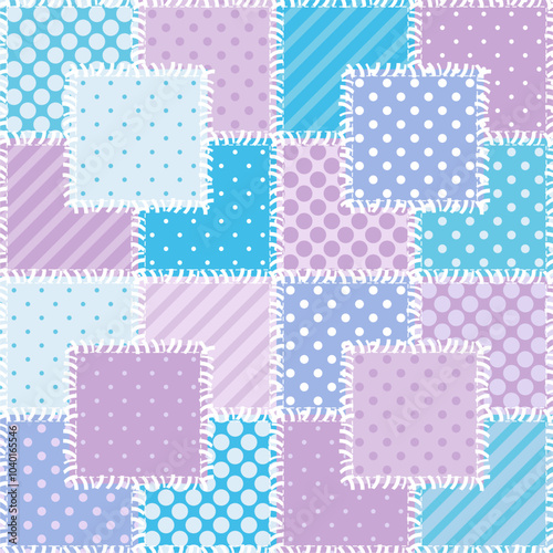 patchwork background with different patterns	
