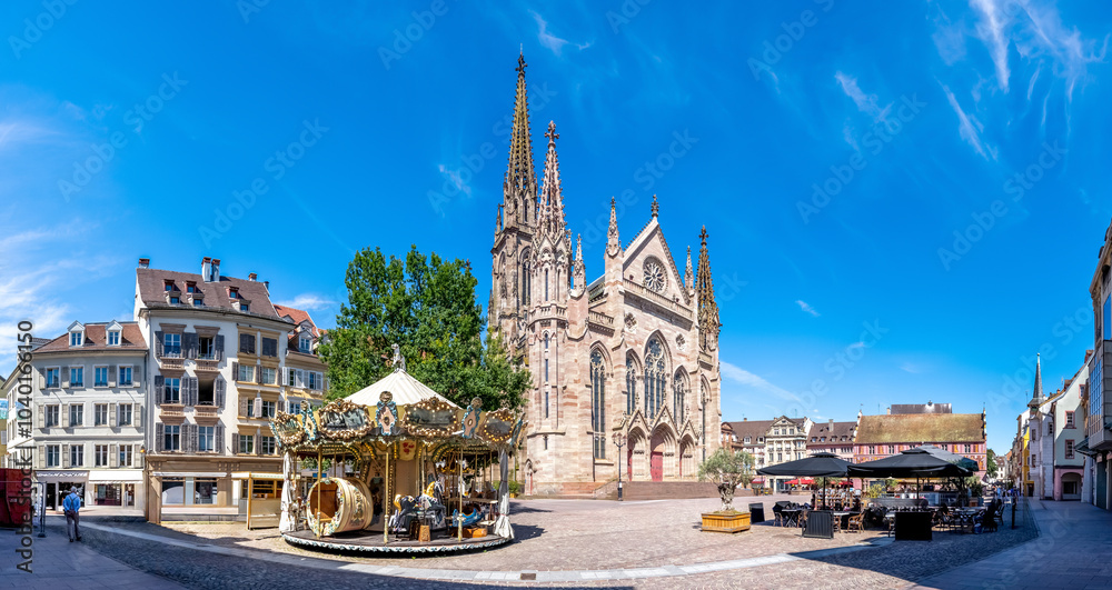 Fototapeta premium Altstadt, Mulhouse, Frankreich 