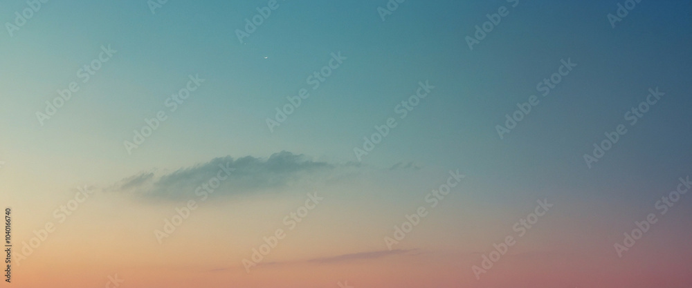 Fototapeta premium Pastel gradient background, panorama, copy space for text