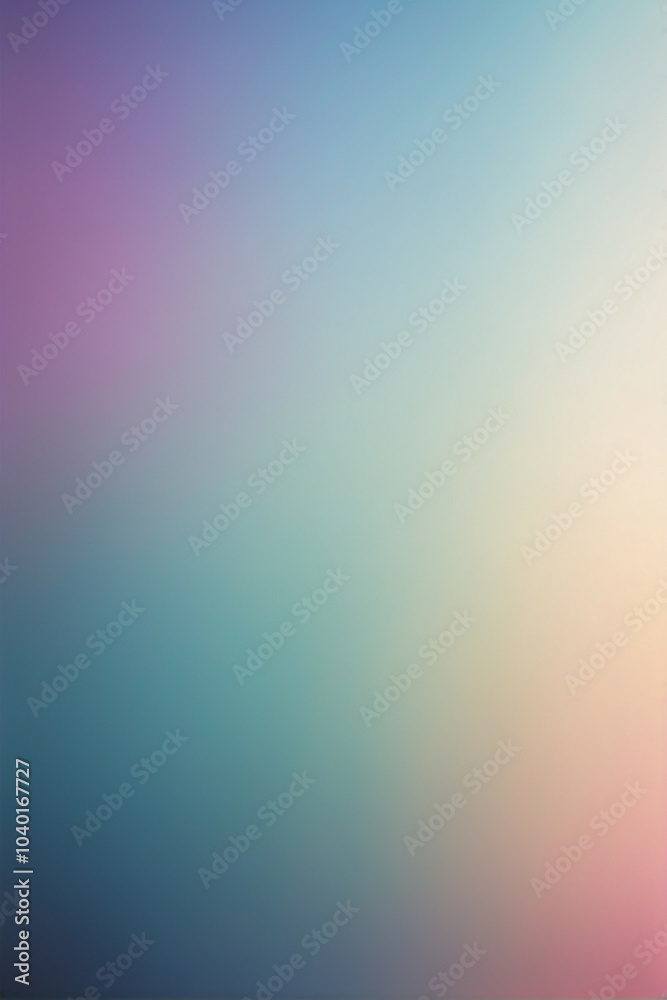 Obraz premium A soft gradient background with shades of purple, blue, and yellow