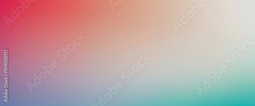 A neon gradient background with red, pink, blue, and green hues