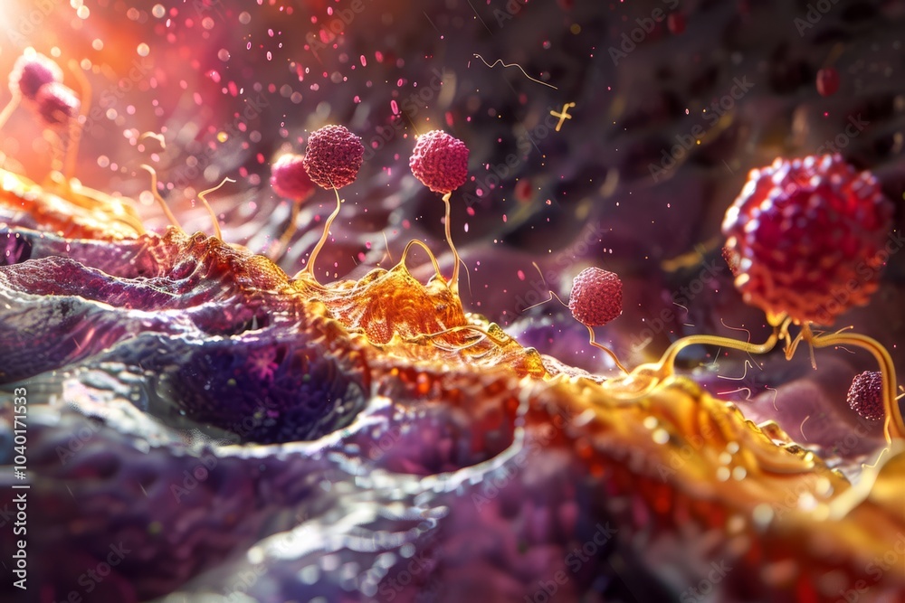 Skin Cell Regeneration: An illustration depicting the process of skin ...
