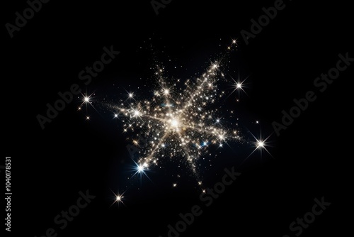 Wallpaper Mural Star astronomy fireworks night. Torontodigital.ca