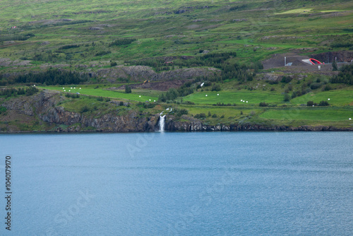 Wallpaper Mural Lovely Iceland waterfall Torontodigital.ca