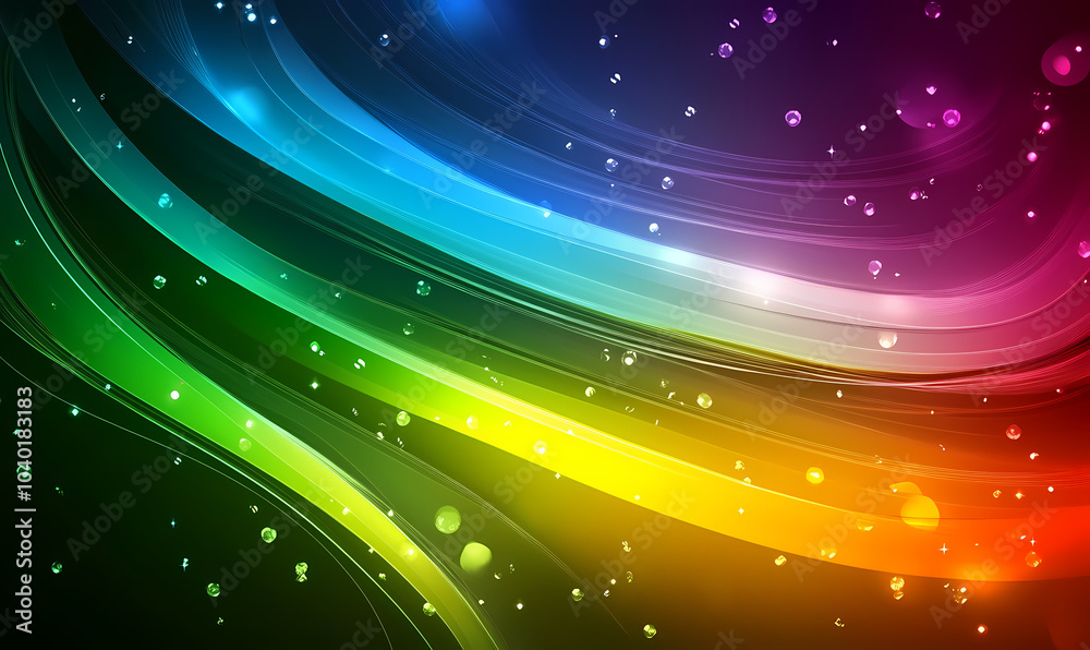 Obraz premium abstract background with glowing lights