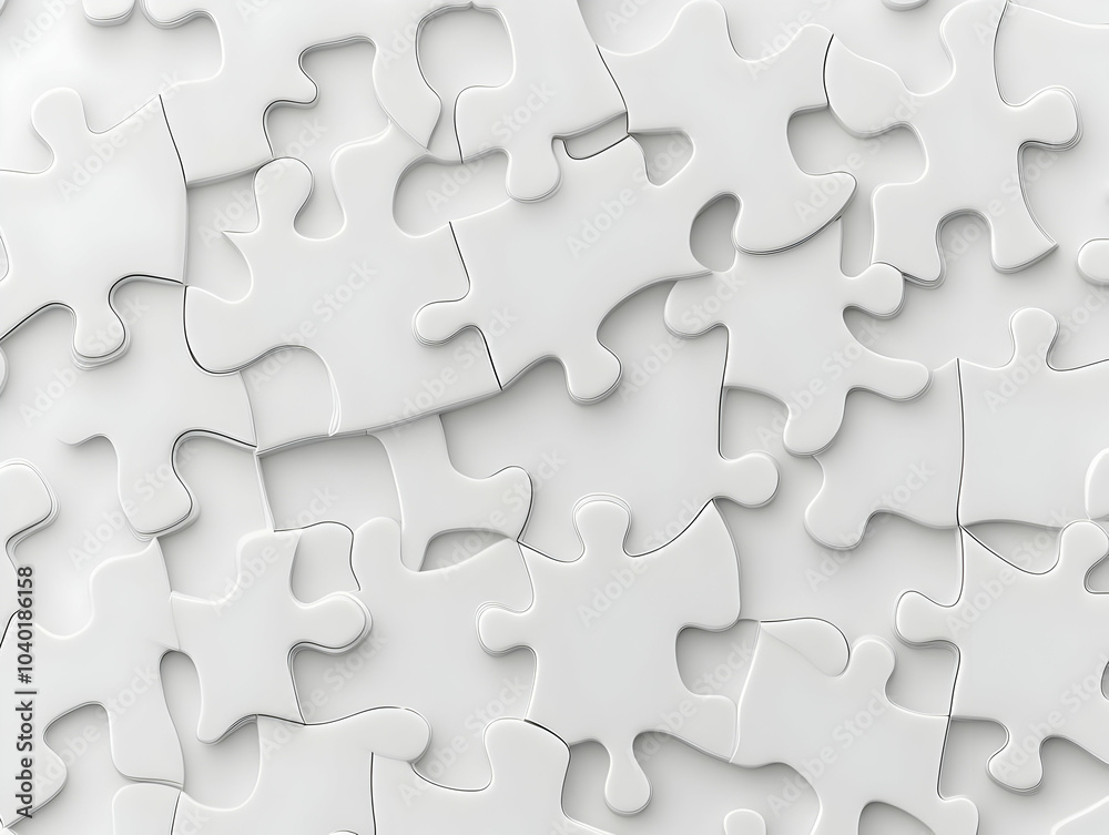 Flat White Puzzle Piece Tiles Seamless Pattern Unity Mental Health Awareness Janeiro Branco Simple Vector Illustration Smart Business Tone Flat White Puzzle Piece Tiles Seamless Pattern Unity Mental Health Awareness Janeiro Branco Simple Vector Illustration Smart Business Tone