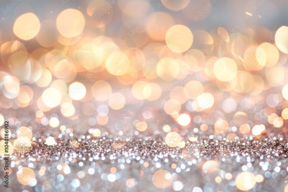 A dreamy celebration bokeh background in soft beige tones with shimmering light flares creates a warm festive atmosphere A dreamy celebration bokeh background in soft beige tones with shimmering light flares creates a warm festive atmosphere