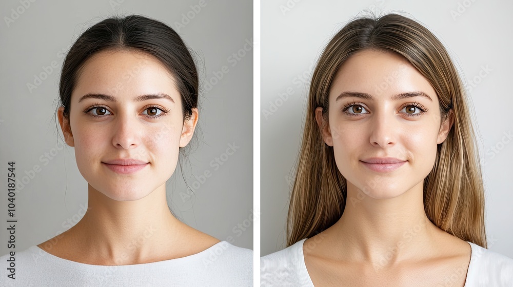 Transformation of Patient's Face Before and After Procedure Transformation of Patient's Face Before and After Procedure