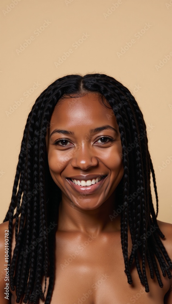 African American female character with dreadlocks African American female character with dreadlocks