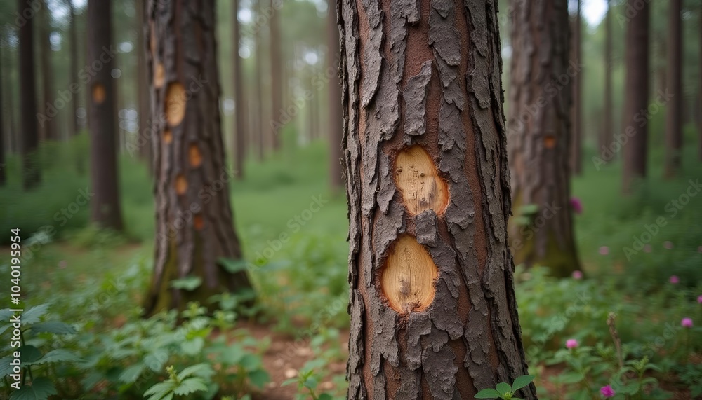 Natures resilience A tree with a heartshaped hole in its trunk Natures resilience A tree with a heartshaped hole in its trunk