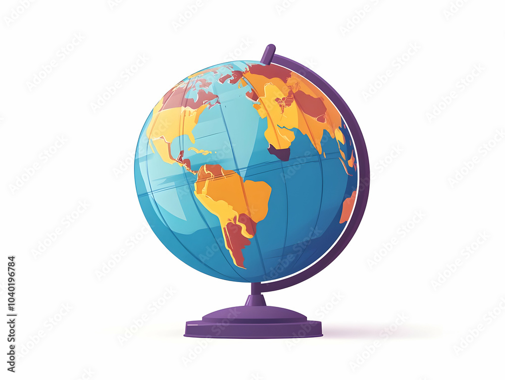 Flat Glossy Globe Mockup with Copy Space for Business ESG Collaboration, Vector Illustration Depicting Global Focus on Environmental Sustainability in Professional Context Flat Glossy Globe Mockup with Copy Space for Business ESG Collaboration, Vector Illustration Depicting Global Focus on Environmental Sustainability in Professional Context