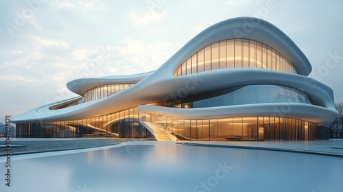 Modern Architecture with a Futuristic Design