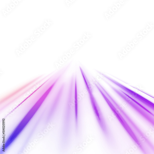 Neon rays vector abstract background png. Futuristic technological style. Abstract background with speed lines. Vector illustration. Futuristic. The light lines of the road are blue png	