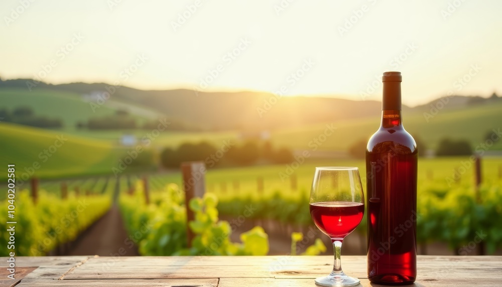 Savor the sunset with a glass of wine Savor the sunset with a glass of wine