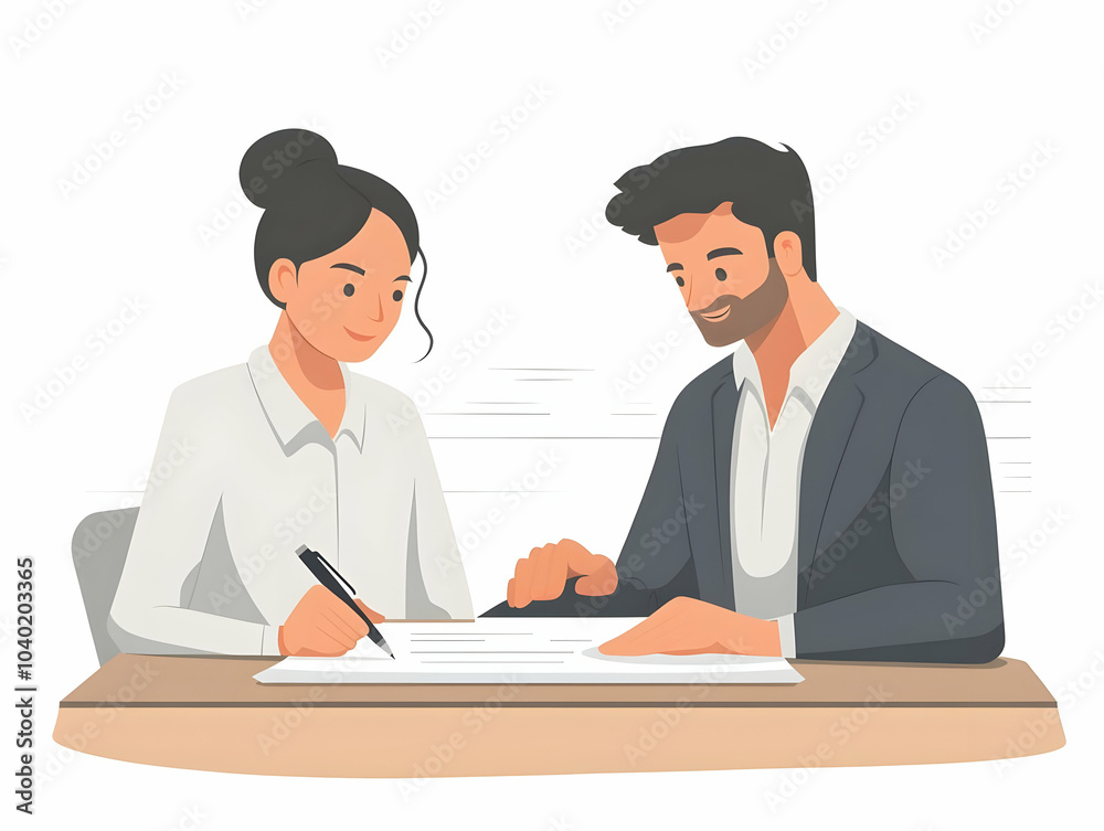 Flat Leader Business Agreement Signing Candid Shot, Leadership Responsibility Commitment Vector Illustration, Softly Blurred Background, Professional Collaboration Concept Flat Leader Business Agreement Signing Candid Shot, Leadership Responsibility Commitment Vector Illustration, Softly Blurred Background, Professional Collaboration Concept