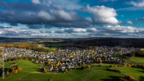 Wilnsdorf - Herbstliche Ortsansicht photo