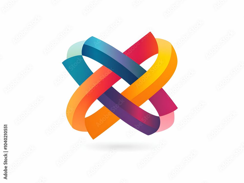 Flat Two Intertwined Arrows Upward Spiral Vector Image Representing Mutual Growth Partnership Business on White Background - Simple Illustration for Smart Business Concepts Flat Two Intertwined Arrows Upward Spiral Vector Image Representing Mutual Growth Partnership Business on White Background - Simple Illustration for Smart Business Concepts