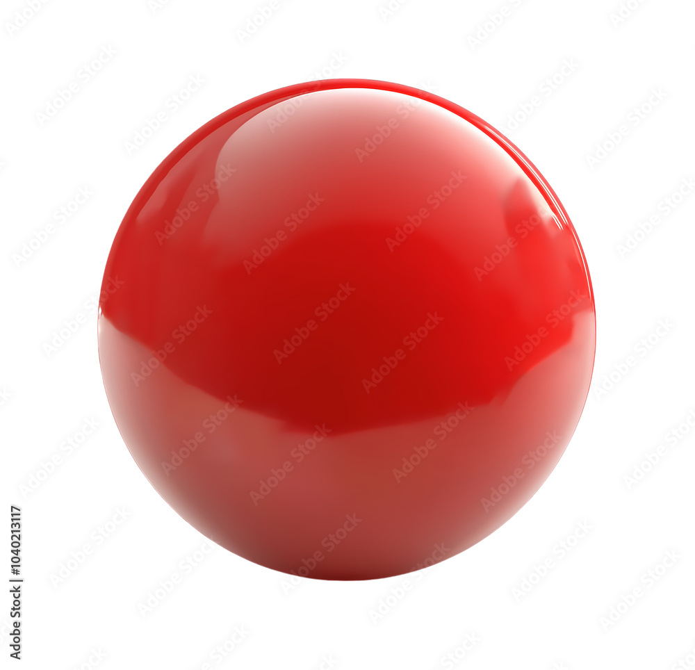 3d round red ball isolated on transparent background. PNG file, cut out 3d round red ball isolated on transparent background. PNG file, cut out