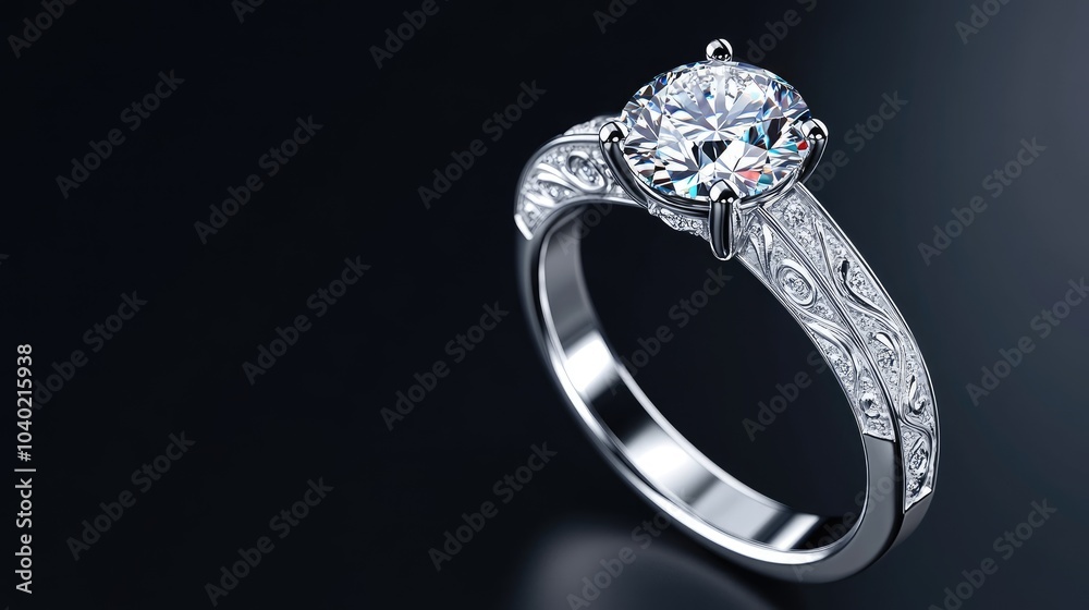 Elegant Intricate Diamond Ring Design Elegant Intricate Diamond Ring Design
