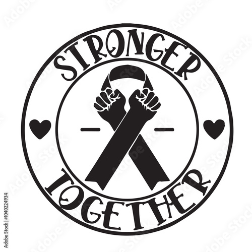 stronger together background inspirational positive quotes, motivational, typography, lettering design	