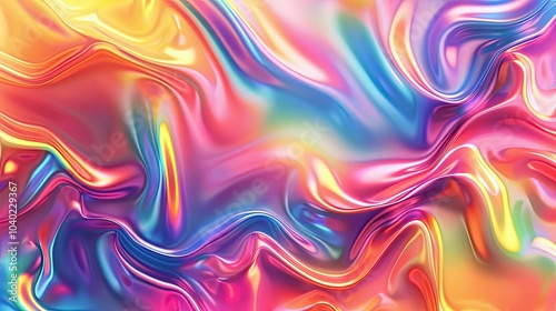 Abstract vibrant spectrum, liquid backgrounds